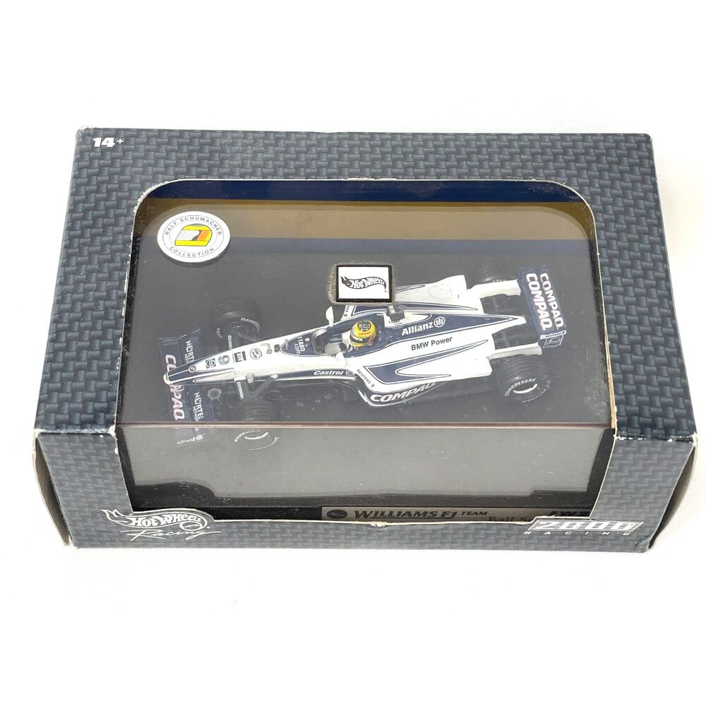 Hot Wheels 2000 Racing Williams F1 Team BMW FW22 Ralf Schumacher Diecast LE 1:43